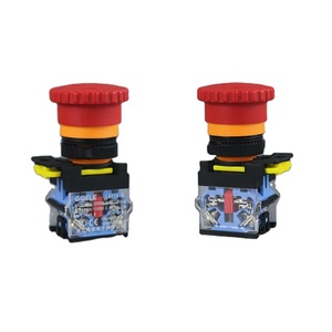 2025 LA115-B kendiliğinden sıfırlama basmalı düğme anahtarı 22mm bakır İletişim 1NO + 1NC yeşil işık düzenli stil plastik elektronik 10A maks. - Product Image 1