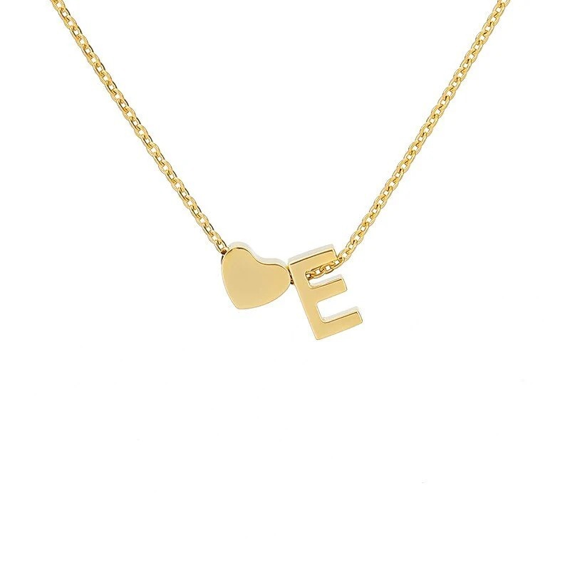 Love letter necklace e with chain