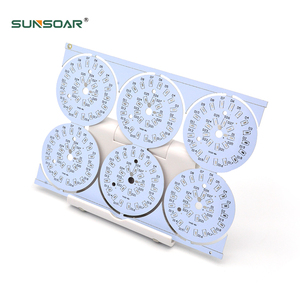 หลอดไฟ LED พลังงานแสงอาทิตย์12V ac/dc แบบยืดหยุ่น OEM แผงวงจร PCB แกนโลหะสีเขียวส่วนประกอบ mcpca - Product Image 1
