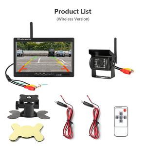 Truck <strong>Reverse</strong> Camera <strong>24v</strong> IR <strong>Sensor</strong> 2.4G Truck Bus Van Wireless Camera with 7'' Wireless Monitor Wide Angle <strong>Reverse</strong> Camera - Product Image 3