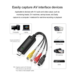 DVD Maker Chip EM2860 DC60+ USB 2.0 Video Capture &amp; <strong>Edit</strong> (Easy CAP) Support <strong>MPEG</strong>-1/<strong>MPEG</strong>-2 Compression Format Audio Adapter - Product Image 5