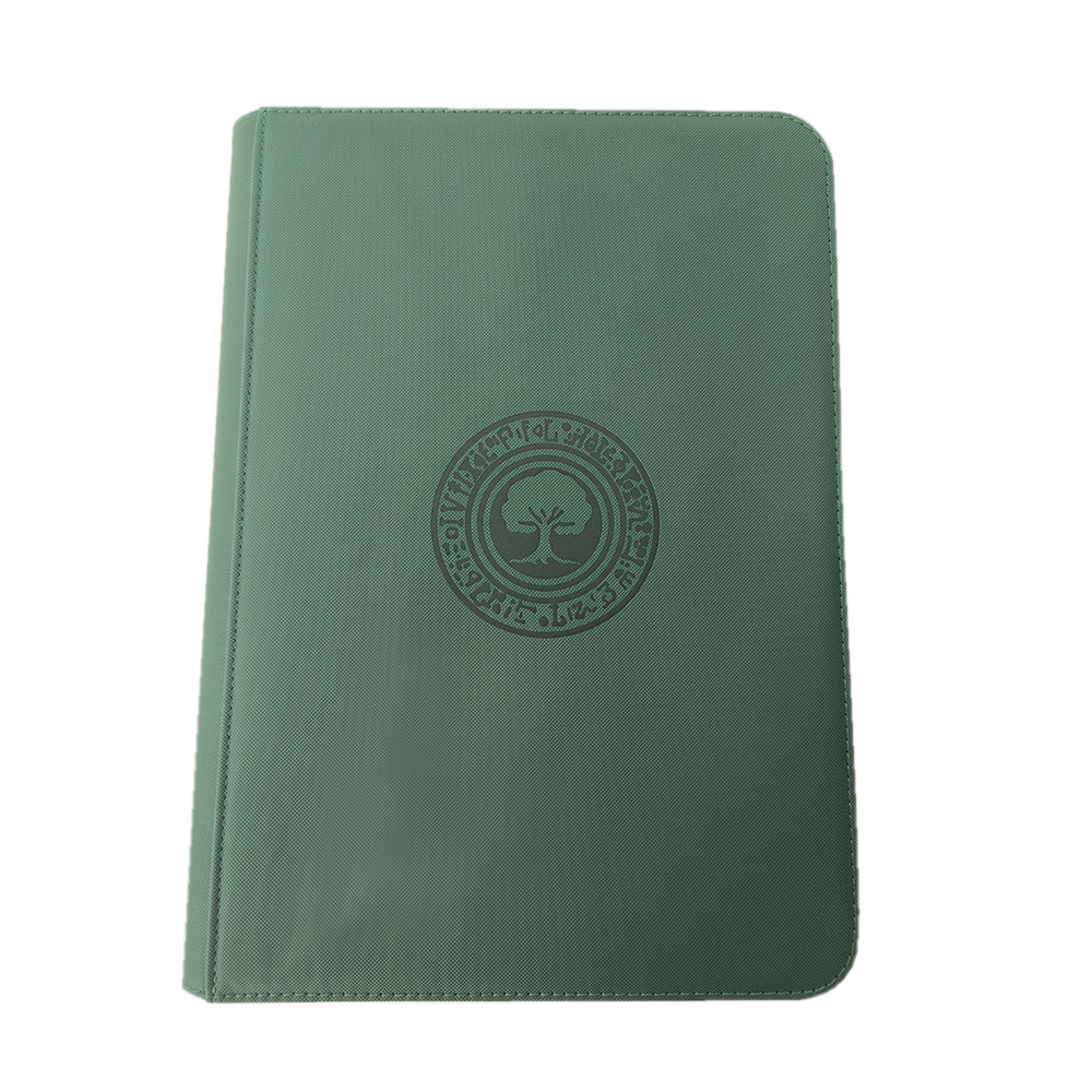T178 plaid green embossed