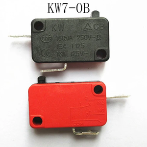 สวิตช์ไมโคร16มม. X 28มม. สวิตช์จำกัด3ขา/2ขา15A /250V AC สวิตช์เปิดปิดชุด KW7 - Product Image 4