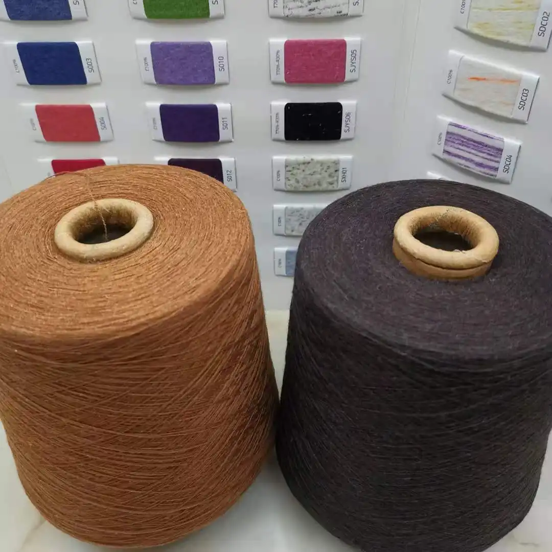 I produttori forniscono filato di lana 30 filato misto fibra di lana 60/68N filato di lana semi-pettinato all'ingrosso