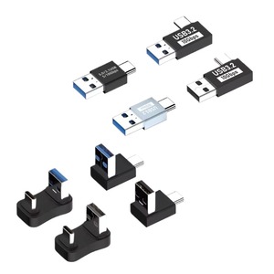 Adaptador convertidor USB 3,1 macho a tipo C macho, Conector de extensión de 30 a 1, 2 a 1, transmisión de datos de 10Gbps, carga PD 3A - Product Image 1
