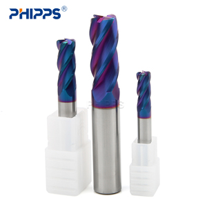 PHIPPS en kaliteli OEM/OD 65 derece yüksek sıcaklık alaşımlı karbür uçlu freze köşe yarıçapı <span class=keywords><strong>end</strong></span> mill için sertleştirilmiş çelik - Product Image 5