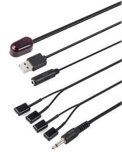 Infrared <strong>Remote</strong> Control USB <strong>IR</strong> Extender <strong>IR</strong> Repeater Cable Hidden System Kit - Product Image 2