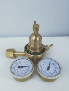 Chất lượng cao hoặc-20 Brass cga540 đầu vào kết nối 2 đồng hồ đo oxy điều chỉnh áp suất cho hàn - Product Image 4