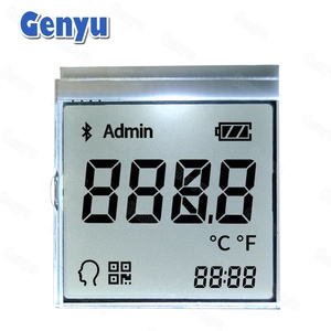 Kunden spezifisches LCD 4/14 Digit 7-Segment-Bildschirmanzeige RGB 3 Farben Hintergrund beleuchtung TN Positives LCD für Stirn pistolen - Product Image 2