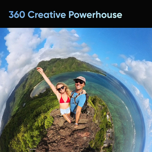 Insta360X3スポーツアクションカメラ48MPセンサー付き防水360カメラ5.7KHDRビデオ4Kシングルレンズタッチスクリーンライブブロード - Product Image 5