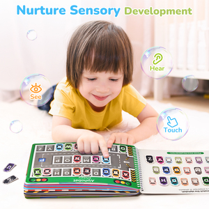 Joycat Engels + Spaans Montessori Educatief Speelgoed Leren Drukke Boek Met Stickeractiviteiten Voor Kinderen Prentenboeken - Product Image 2