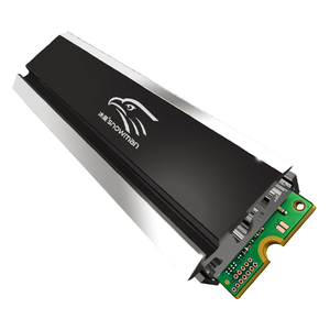 Pupazzo di neve LOGO M.2 Computer SSD copertura dissipatore di calore in alluminio intero con cuscinetti a sfera ventole e raffreddamento per Hard disk set di applicazioni - Product Image 2