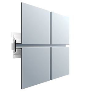 Rivestimento in alluminio alubond acm con rivestimento in alluminio rivestimento in pvdf rivestimento per facciata a parete in alluminio acp pannello composito adesivo da parete - Product Image 1