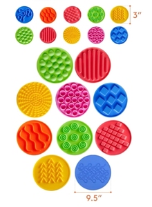 <strong>Matching</strong> Game Sensory Discs Stimulation for Kids Supports Autistic and Processing <strong>Challenges</strong> Calming Mat - Product Image 4
