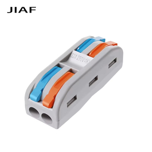 Conector conductor de cable rápido JIAF, bloque de terminales de empalme de 2/3 Pines, 1 entrada, salida múltiple con orificio de fijación - Product Image 4