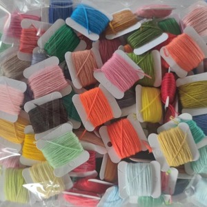 厂家批发DIY手工绣花线50色线板十字绣套装线手写线单色6股 - Product Image 6