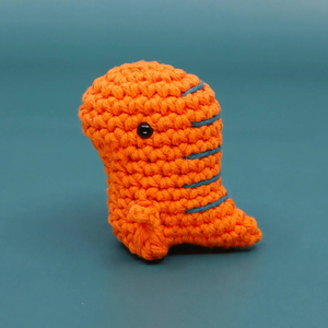 DIY Crochet <strong>Kit</strong> for Beginners Tyrannosaurus Rex Dinosaur Amigurumi T-Rex BEGINNER to Advanced Crochet Tutorial and <strong>Pattern</strong> - Product Image 4