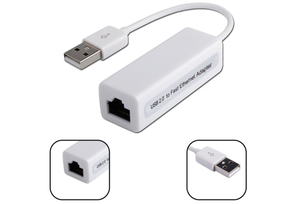 USB LANネットワークカードホワイトカラー、チップ8152ミニUSB2.0からRJ45LANイーサネットネットワークアダプター (PC、ラップトップ、タブレット用) - Product Image 4