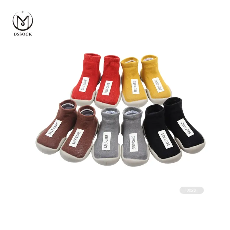 DS- I0079ถุงเท้าเด็กที่มียางแต่เพียงผู้เดียวเด็กถุงเท้ารองเท้า