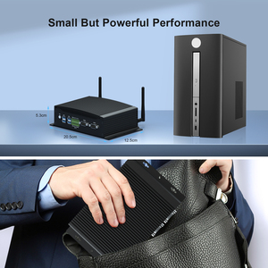 Fábrica 10th Gen Core I3 Fanless Industrial Mini PC Dual LAN & Triple Display Desktop Micro Computer Computadora integrada en stock - Product Image 6