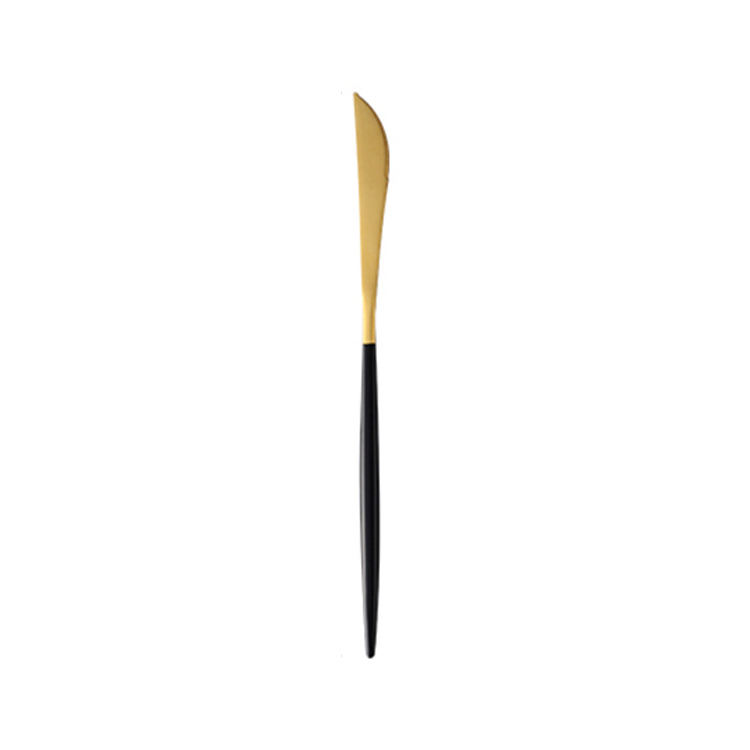 Cuchillo de la cena-Negro
