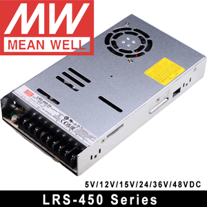 Mean Well LRS-350系列单输出12V 24V 36V 48v封闭式电机控制器开关电源 - Product Image 5