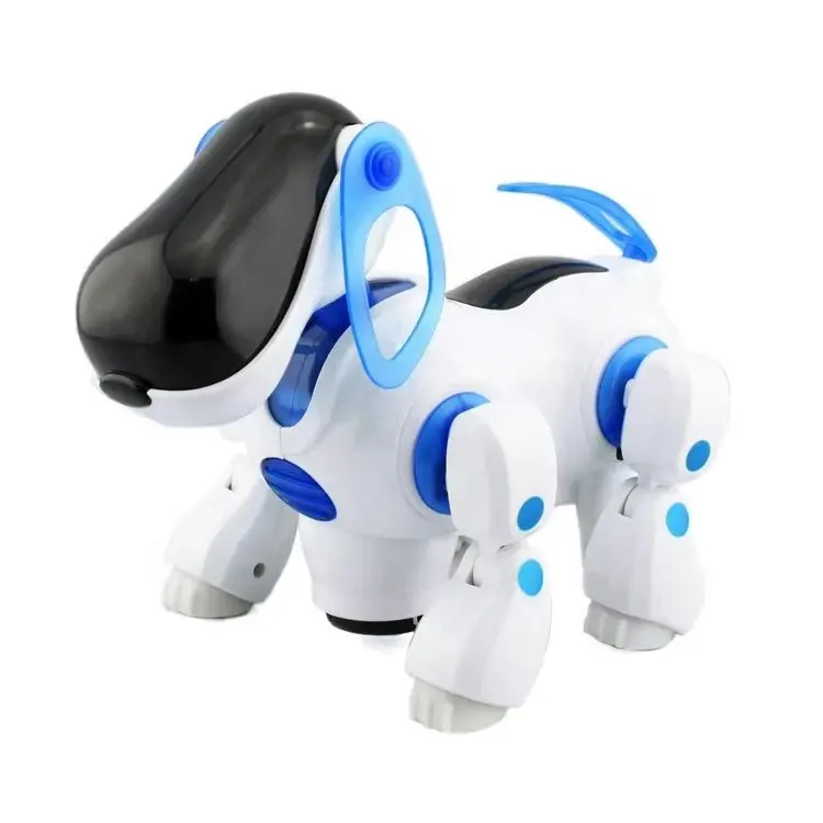 リモコンロボット犬のおもちゃ軽い音の電子犬ロボット子供のためのインタラクティブウォーキング犬