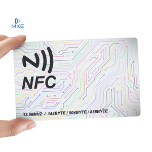 Печатная 13,56 МГц программируемая NFC гостиничный ключ-карта ПВХ RFID смарт-карта - Product Image 1