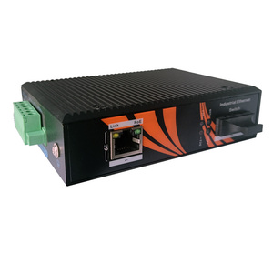 Fabrika fiyat endüstriyel PoE anahtarı IEEE802.3af/sunucu ve diğer cihazlar için standart 1 PoE portu 1SC portu - Product Image 4