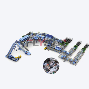 Máquina empacadora de residuos domésticos, clasificador de aire para línea de clasificación de residuos MSW, maquinaria de gestión de residuos sólidos - Product Image 1