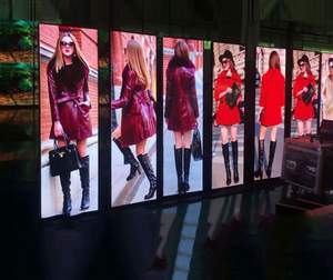 Olaylar dijital HD Ad oynatıcı için kapalı P2.5 dikişsiz ekleme taşınabilir akıllı LED ekran LED Poster standı - Product Image 5