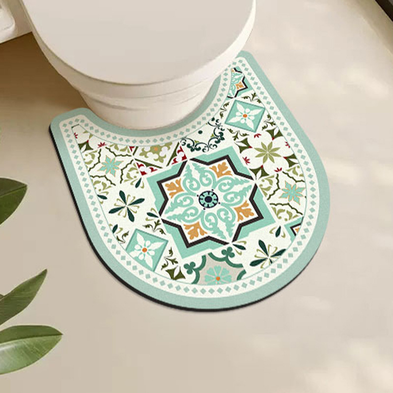 Toilette verte cubaine en U
