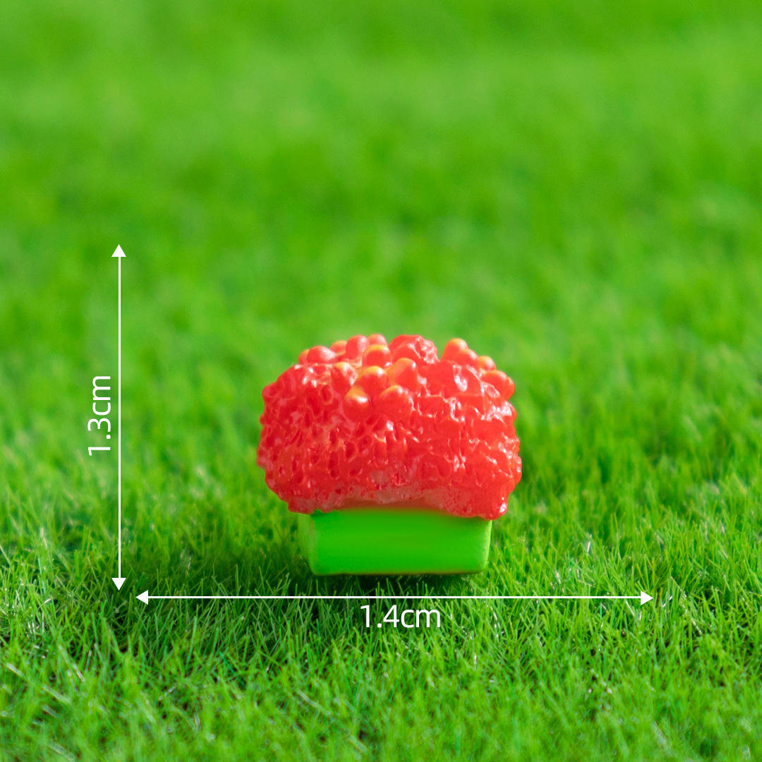 Long pot de fleurs rouge n ° 5