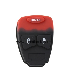 Chrysler Jeep Dodge araba anahtarı kabuk kauçuk düğme ped 2 düğmesi - Product Image 1