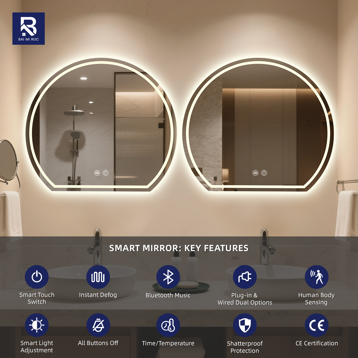 Bluetooth multifonction personnalisé à 6 touches