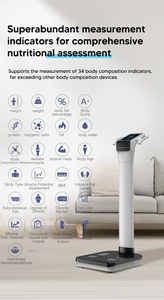 Thông minh sức khỏe Thành phần cơ thể Analyzer BMI điện sinh học phân tích hiển thị kỹ thuật số Body Fat Trọng lượng quy mô - Product Image 5