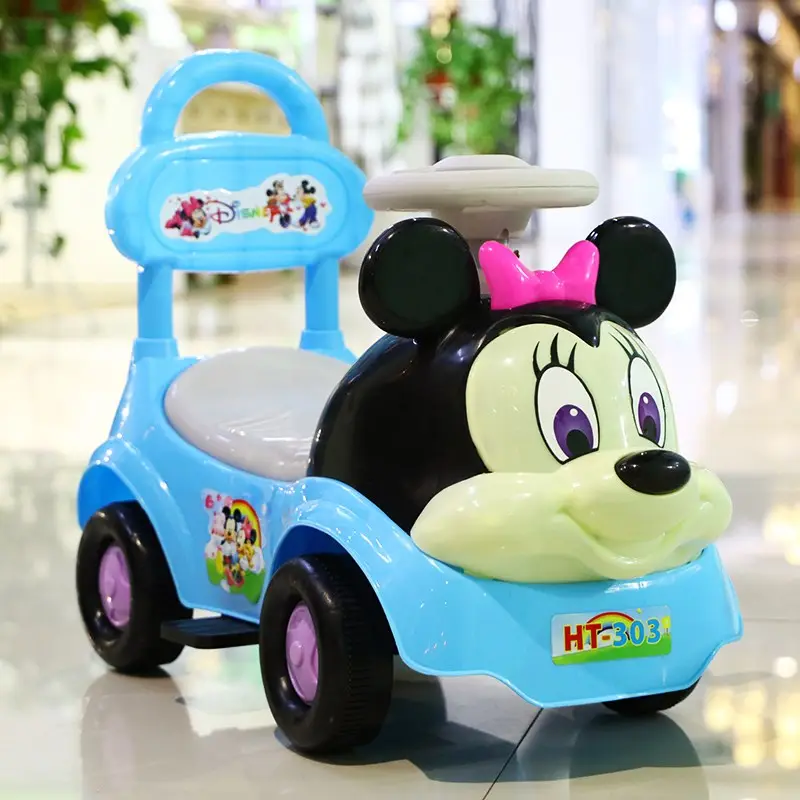 Fábrica de vendas diretas Caminhante de quatro rodas infantil com música baby scooter brinquedo Niuniu rocking yo-yo buggy