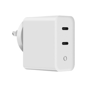 Aile çift tip c Pd hızlı şarj apple iphone Smasung cep telefonu 2025 Premium 45w Gan şarj 2x usb-c Au - Product Image 1