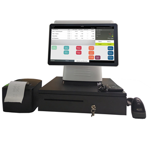 Cash Register All In One Point Of Sales Touch Dual Screen Pos <strong>Terminal</strong> 15.6 Inch Pos Devive - Product Image 1