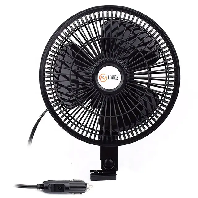 Ventilateur électrique oscillant pour automobile, 6 pouces, DC 12V, livraison gratuite