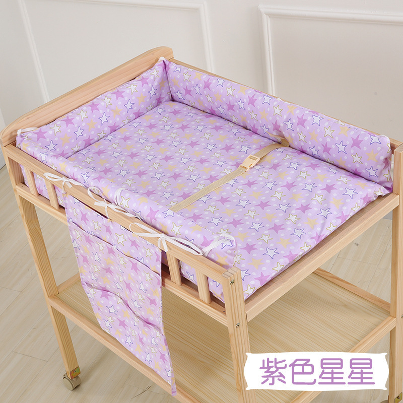 Coussin de table d'allaitement (étoile violette) -- Dongxu