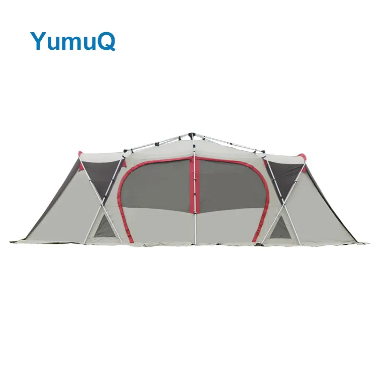 YumuQ Big Space Inflável Camping Large Bell Auto Tent 10 Pessoa para Família Tamanho Turismo ao ar livre