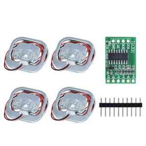 4PCS Human Scale Load Cell <strong>Weight</strong> <strong>Sensors</strong> + HX711 AD Module <strong>Weight</strong> <strong>Sensor</strong> Electronic Scale Weighing Pressure <strong>Sensor</strong> DIY Kit