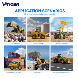 1 Cubic Meter Bucket Capacity Powerful and Fast <strong>Loading</strong> and <strong>Unloading</strong> 4 Wheel Mini <strong>Loaders</strong> - Product Image 6
