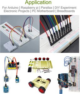 Breadboard protoard PCB Board Header Jumper filo Dupont cavo linea connettore per Arduino Raspberry pi elettronico - Product Image 6