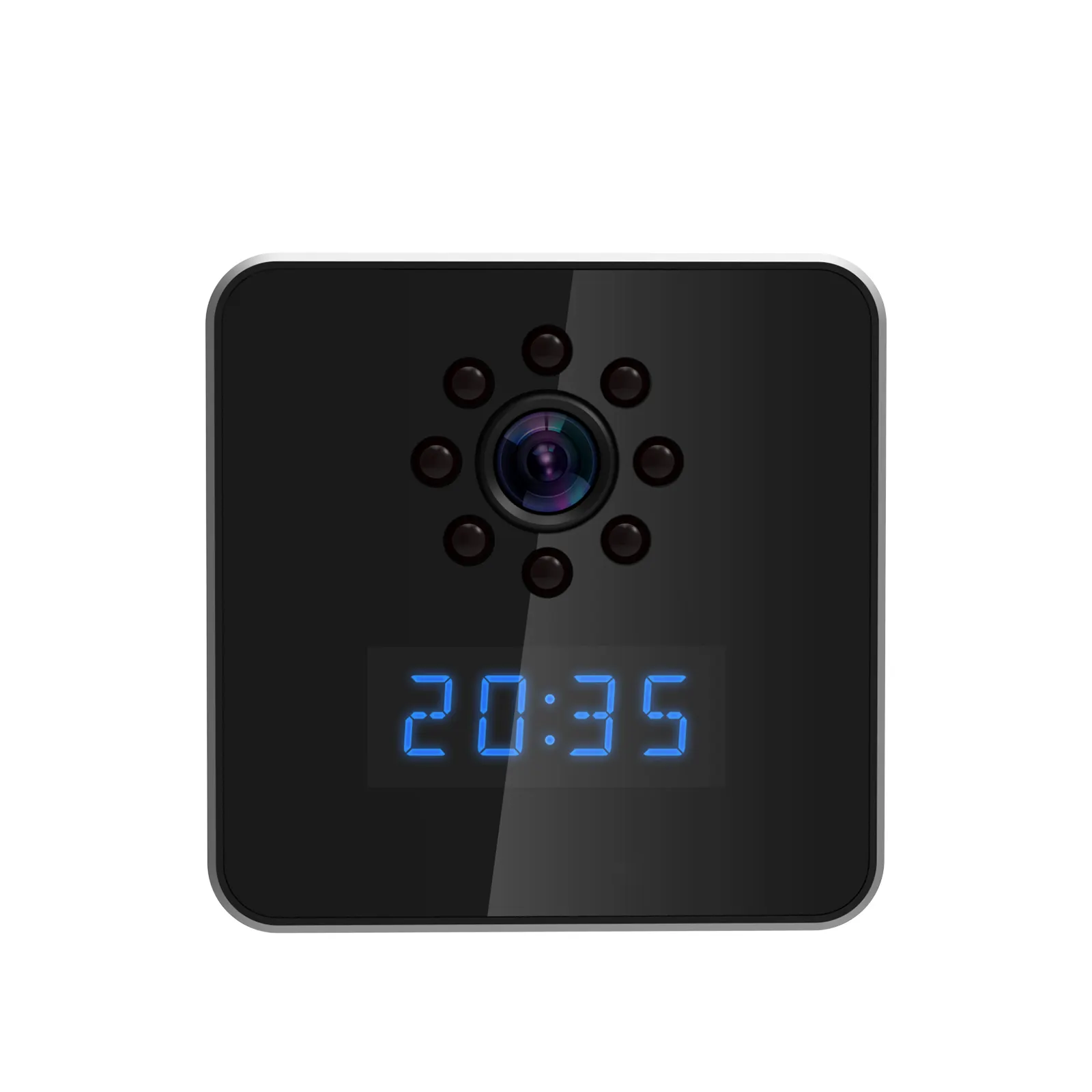 Nuevo producto Z22 HD 2MP Mini WiFi Socket Reloj Cámara con visión nocturna Audio bidireccional Soporte Almacenamiento en la nube y tarjeta TF