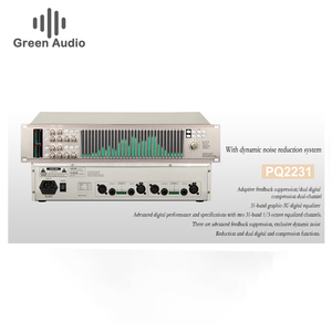 GAX-PQ2231ควอไลเซอร์ดิจิตอลระดับมืออาชีพพร้อมการประมวลผลเอฟเฟกต์ dsp99และระบบควบคุมการบีบอัดดิจิทัลแบบคู่ - Product Image 4