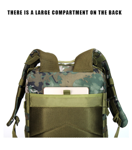 Nhà Máy Bán Buôn Chiến Thuật Grabbag Rucksack Molle Chiến Thuật Ba Lô Fortraveling Chiến Thuật Khung Ba Lô 45L Biểu Tượng Tùy Chỉnh - Product Image 3