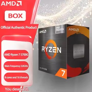 高性能AMD R 7 5700G 8コア16スレッドロック解除デスクトッププロセッサRadeonグラフィックスAMDボックスプロセッサ付き - Product Image 2