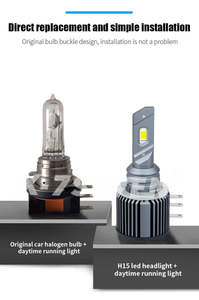 X-7SEVEN ไฟหน้ารถฟังก์ชั่น6500lm สำหรับรถยนต์ไฟ Faro LED 65W 6000K 9-20V - Product Image 6